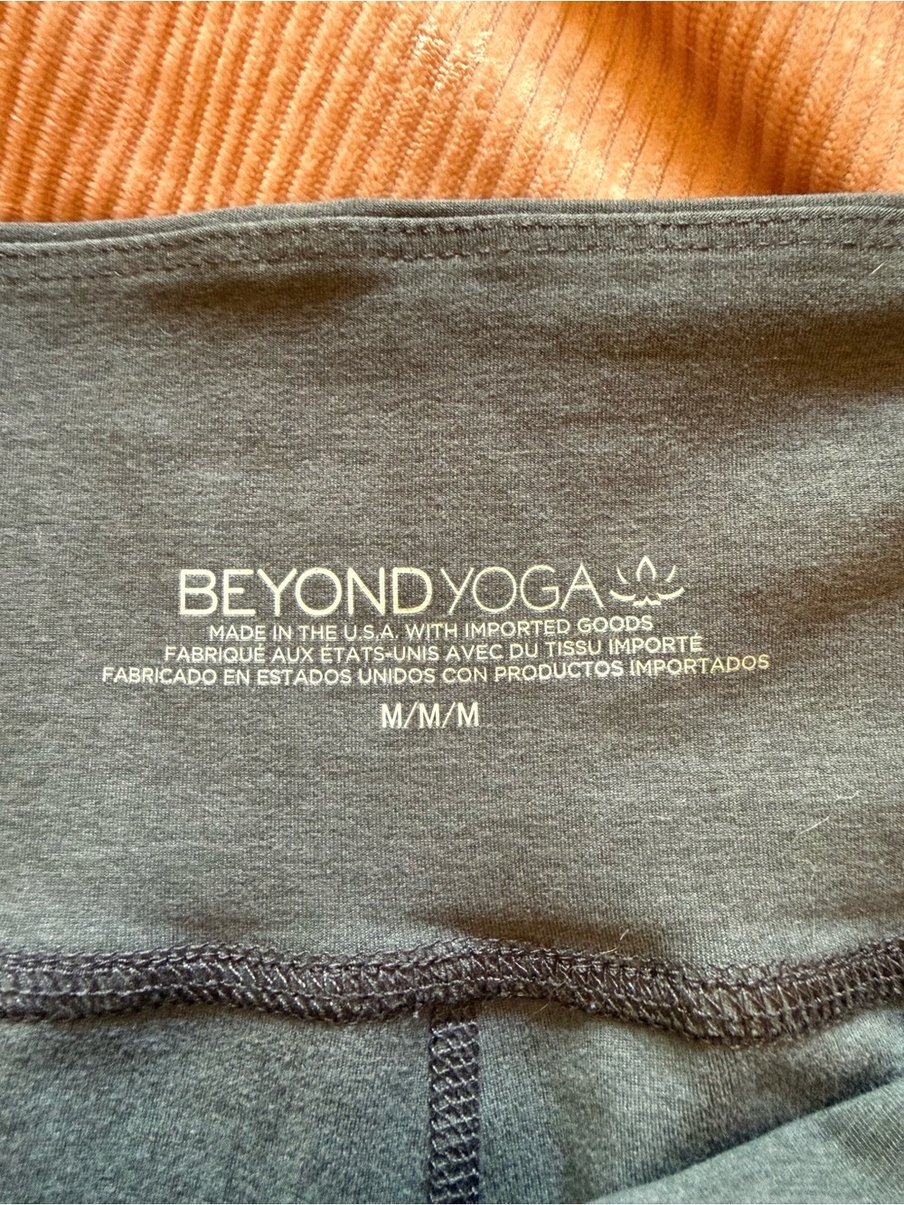 Beyond Yoga Wide Leg High-Rise Pants in Charcoal - Picture 3 of 6